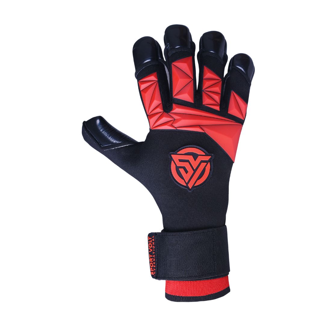 nexus-soccer-goalkeeper-gloves-size-9-front.jpg" - Alt text: "Nexus Soccer Goalkeeper Gloves Size 9, featuring 3D rubber punch zone and 4mm German latex